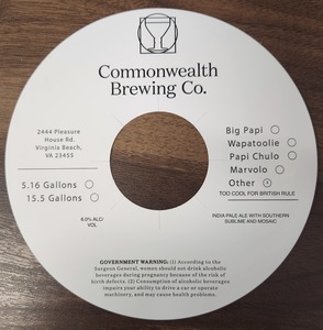 Commonwealth Brewing Co Too Cool For British Rule