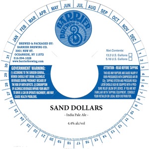 Barrier Brewing Co Sand Dollars May 2024