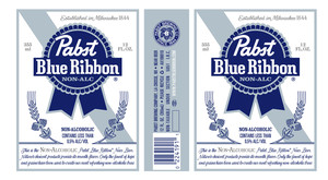 Pabst Blue Ribbon Non-alc May 2024