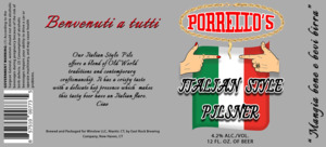 Porrello's Italian Style Pilsner May 2024