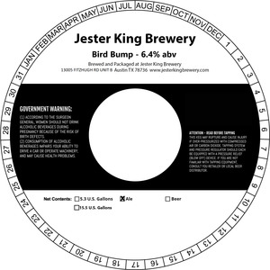 Jester King Bird Bump May 2024