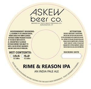 Askew Rime & Reason IPA